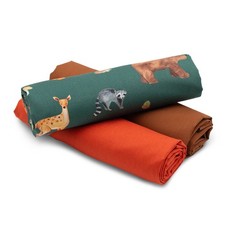 Baumwollstoff 1x Druck + 2x