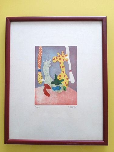 Otmar alt original lithografie - alt,