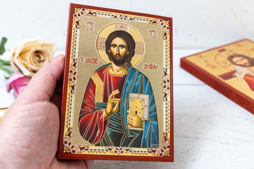 Orthodoxe ikone jesu christi - orthodoxe,
