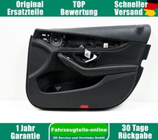 Mercedes C-Klasse W205 Türverkleidung Vorn rechts Ledernachbild ARTICO Schwarz