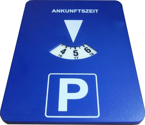 Parkscheibe mit - parkscheibe,