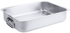 Bratpfanne, rechteckig, Edelstahl 18/10, 37,5-63,5 cm Länge wählbar