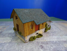Gebäude H0 Güterschuppen Holzhaus  gebauter Bausatz 1:87 GE1235