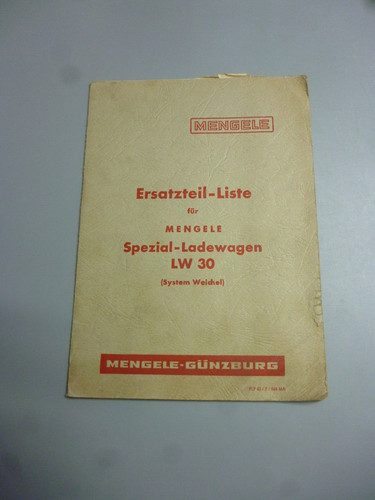 Mengele spezial ladewagen - mengele, spezial-ladewagen
