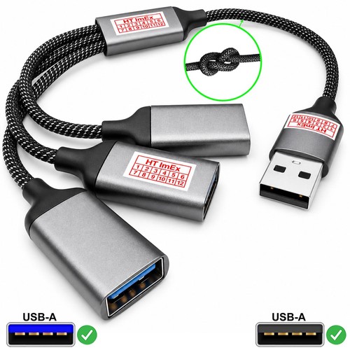 Usb stecker auf - drei, usb-a