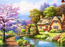 QENSPE 5D Diamond Painting Landschaft Diamant Painting Bilder Kit Erwachsene,
