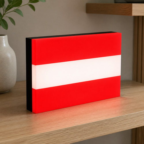 österreich flagge led - Österreich,