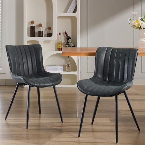 2pcs esszimmerstuhl leder - 2pcs,