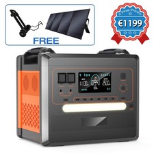 Solarplay 2304Wh Tragbare Powerstation Camping Solargenerator/Wohnmobil/Zuhause