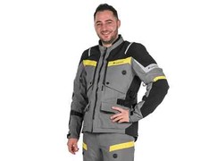 Touratech Motorradjacke Compañero Rambler Herren grau stone