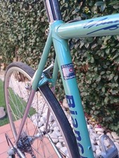 90s Vintage Bianchi Columbus Cromor Campagnolo Fast 8sp 52*52 Steel Rennrad 