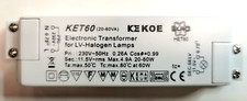 ELRO KET60 Halogen Transformator 12V 20 - 60 Watt dimmbar Trafo HET60 bis 60VA