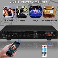 2000W Verstärker Stereo Amplifier HIFI Digital Bluetooth FM USB Vollverstärker.