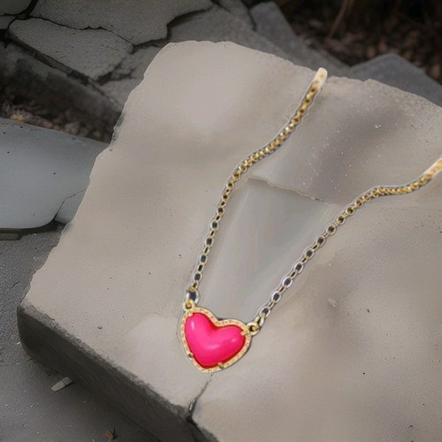 Goldene herz halskette - goldene,