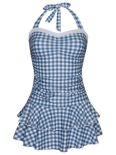 Pussy deluxe blue - blue, plaid