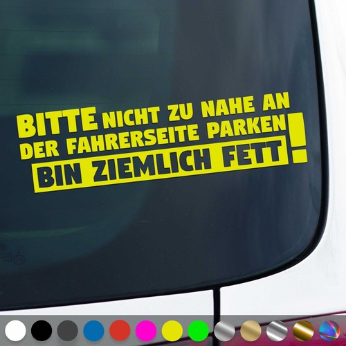 Ich bin fett - ich, aufkleber