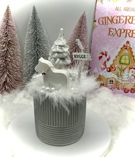 Tischdeko Fensterdeko Gesteck Dalapferd Betonschale Weihnacht