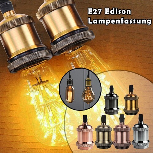 E27 lampenfassung vintage - e27,