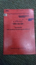 NVA DV-41/50 VORSCHRIFT ZUM ARTILLERIE-NACHTSICHTGERÄT APN 3-7