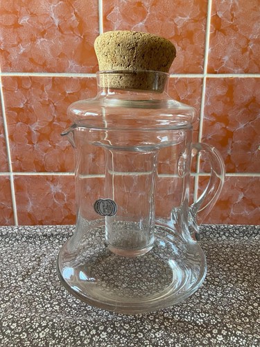 Vintage glaskaraffe krug kalte - vintage,
