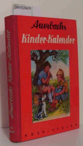 Auerbachs kinder kalender - kinder-kalender, 64