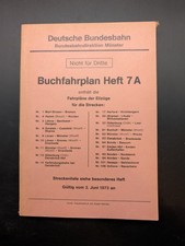 Buch Buchfahrplan Heft 7 A