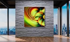 ABSTRAKT BILD ALURAHMEN KUNST