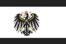 Aufkleber Flagge Preussen Königreich  Fahne Autoaufkleber Sticker