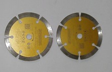 2 x Diamant Sägeblatt Ø 89 x 1,85 x 10 mm Tauchsäge Mini Handkreissäge Stein