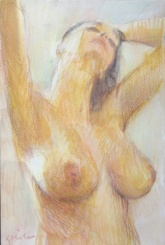 Gerry miller aquarell akt - gerry, miller.
