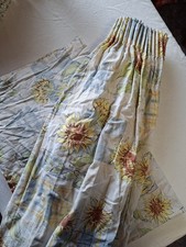 Gardinenset Küche Esszimmer, Karo Sonnenblume