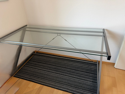 Line glasschreibtisch von - z-line,