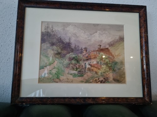 Franz zill alpen aquarell - franz,