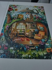 1000 Teile Puzzle Jigsaw Puzzle " Das Teekannenhaus" neuwertig