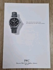 IWC Schaffhausen - Booklet der Uhr Fliegeruhr Broschüre - Mark Uhren Watches
