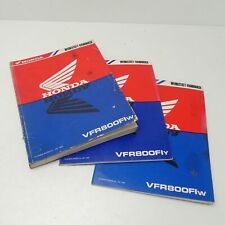 original Honda VFR 800 F RC46 Werkstatthandbuch Reparaturanleitung +Ergänzung