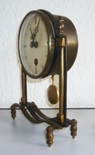 Kleine mechanische Pendeluhr, Tischuhr, Orfac, Rarität,  antiker Look, intakt