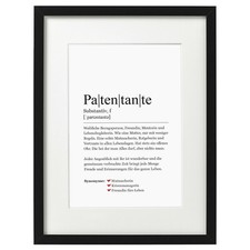 Wandbild Patentante Definition