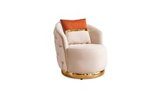 Design Sitzer Luxus beige