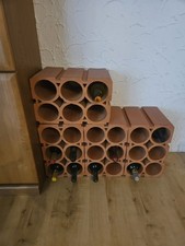 Weinregal  Ziegelsteine