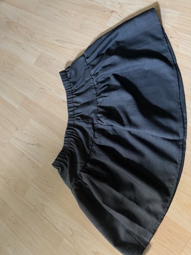 Minirock faltenrock grau - minirock,