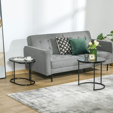 HOMCOM 2er Set Couchtisch
