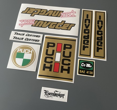 Puch space invader - space, aufkleber
