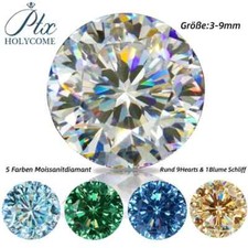 Rund 9Hearts & 1Blume Schliff