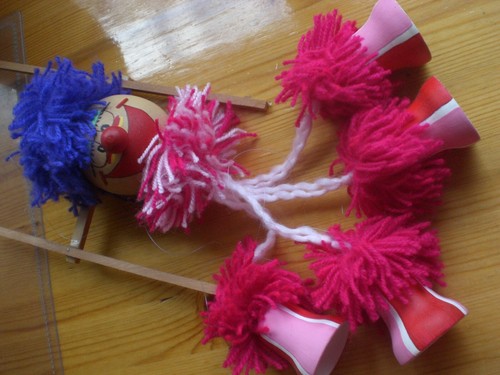 Clown als marionette - clown,