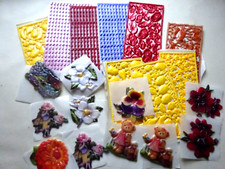 Nr. 1 - Kerzenkunst - 55 Teile Verzierwachs Wachsornamente & viele andere Teile