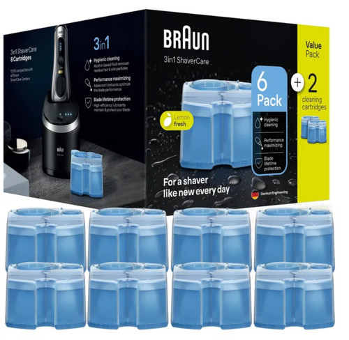 Braun 8er pack clean - 8er,
