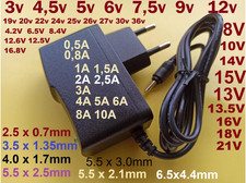 Netzteil 5 6 7 9 12 16.8 24 30