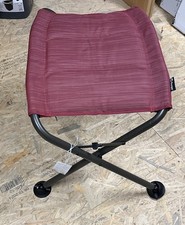 Berger Slimline Beinauflage Bordeaux/Weinrot und Tischplatte Set