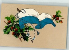 39882981 - Bayerische Fahne mit Eichenlaub Patriotik WK I, Deutschland 1915